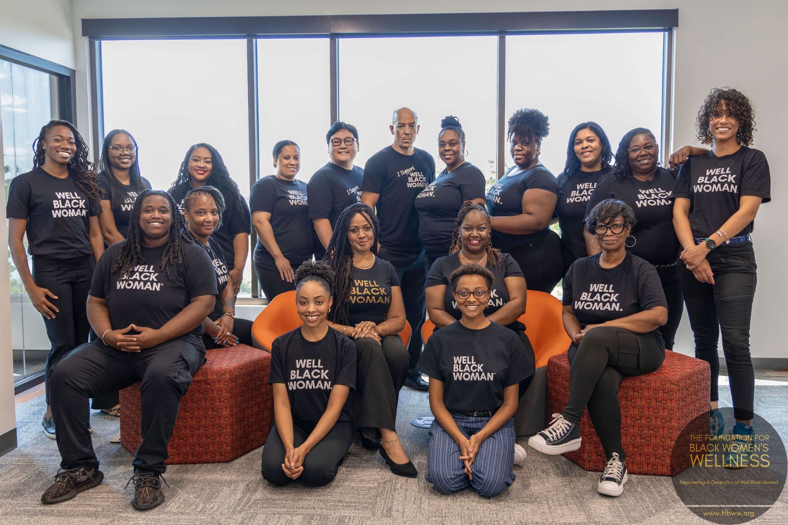 2024 Foundation for Black Women's Wellness Team Photo in "Well Black Woman®" shi