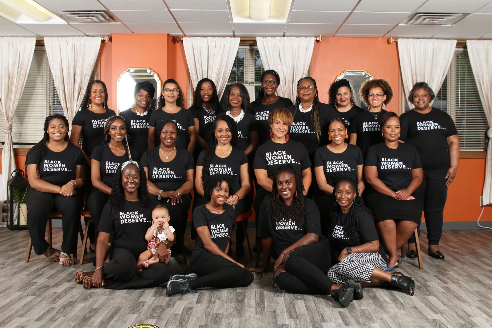 Foundation for Black Women's Wellness Supporters in Black Women Deserve... shirt